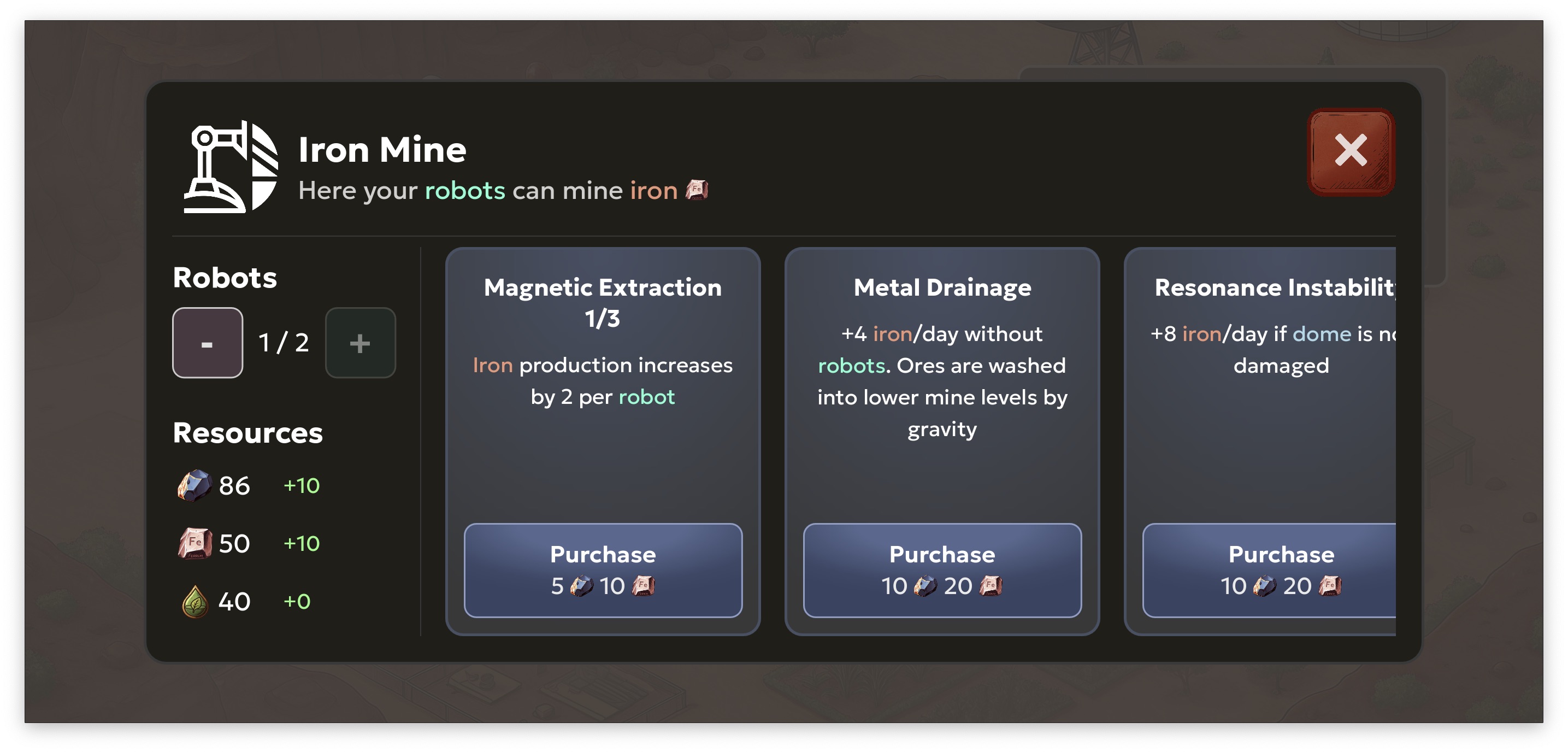 Mars Defence Game Screenshot 2